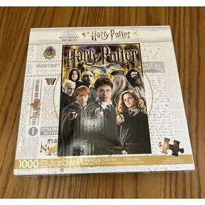 Harry Potter Cast Collage 1000 Piece Jigsaw Puzzle 20 x 28 New Sealed Aquarius